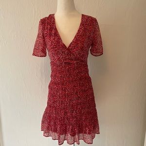 NWT red floral dress